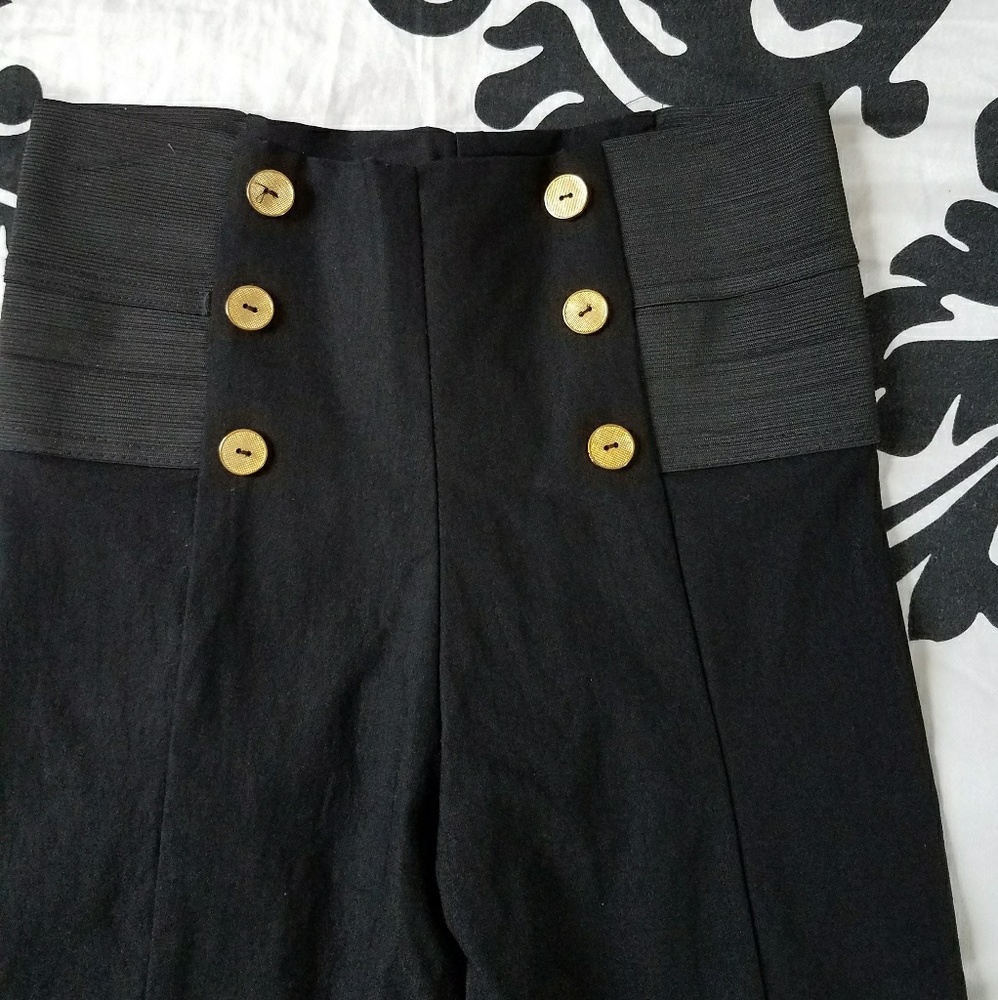 High-Waisted  Skinny Dress Pants